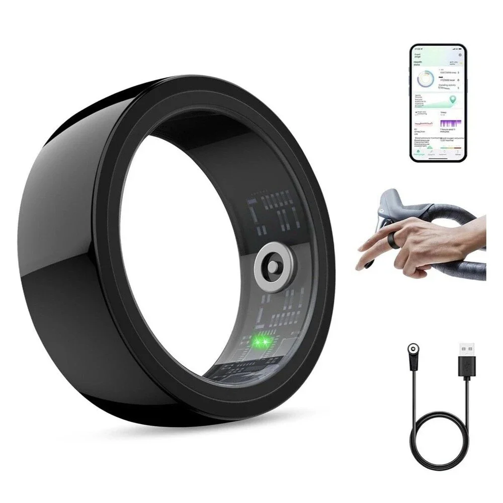 Smart Ring,Smart Health Ring for Women Men, Smart Ring Fitness Tracker, size 10